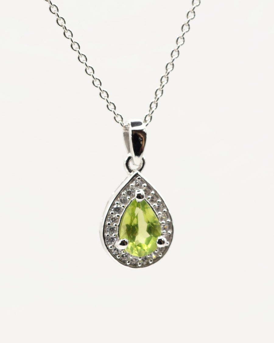 Granat, Peridot, Pink Amethyst, Regenbogen-Mondstein, Sky Blue Topas in 925er Sterlingsilber