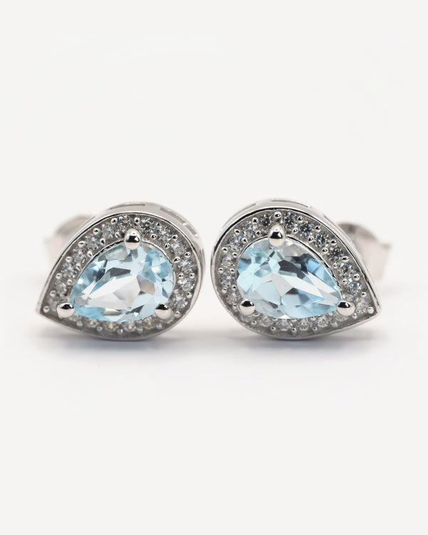 Peridot, Pink Amethyst, Regenbogen-Mondstein, Sky Blue Topas in 925er Sterlingsilber