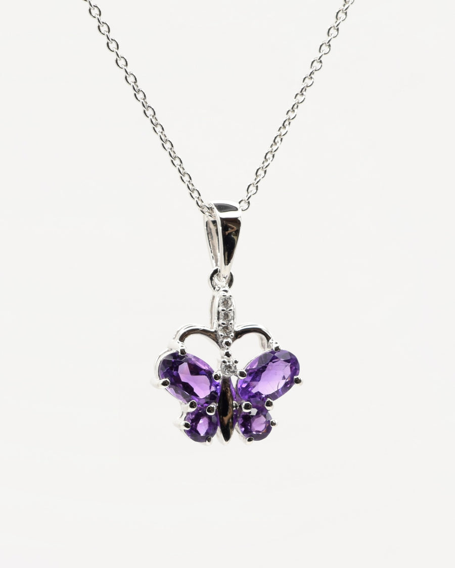 Amethyst, Granat, Sky Blue Topas in 925er Sterlingsilber