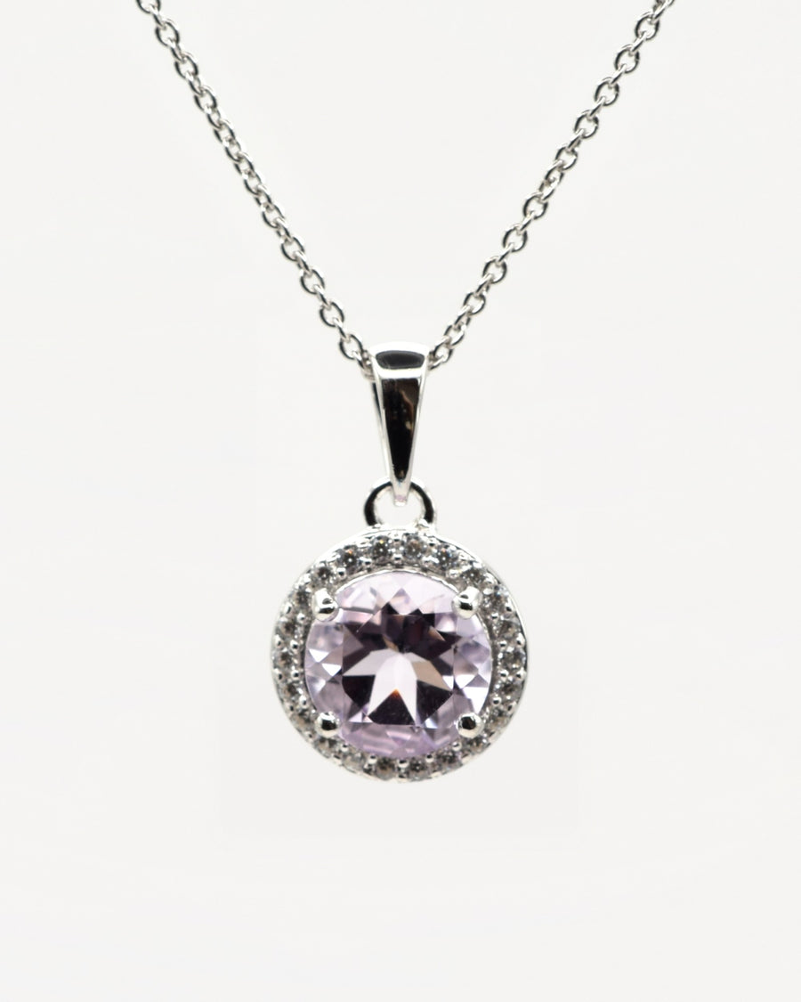 Labradorit, Pink Amethyst, Regenbogen-Mondstein in 925er Sterlingsilber