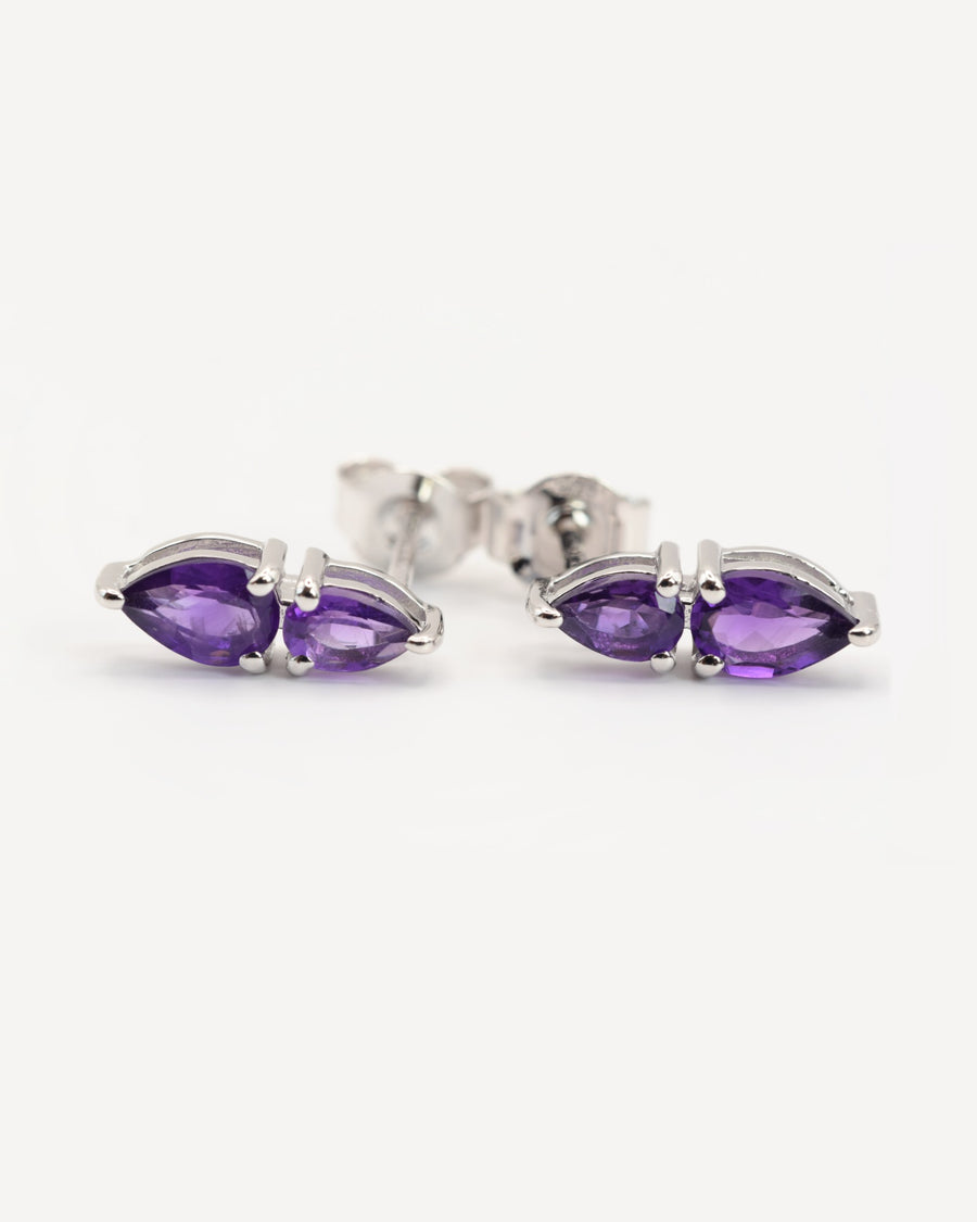 Amethyst, Labradorit, Sky Blue Topas in 925er Sterlingsilber