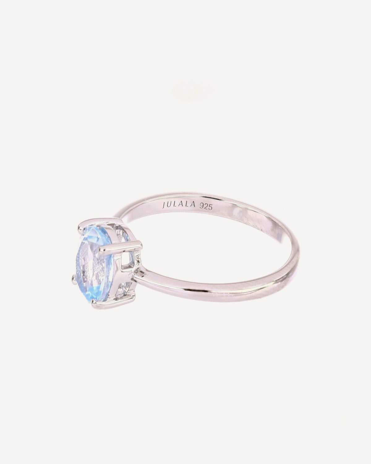 Céleste Ring mit Sky Blue Topas, 925er Sterlingsilber rhodiniert – Ansicht 3